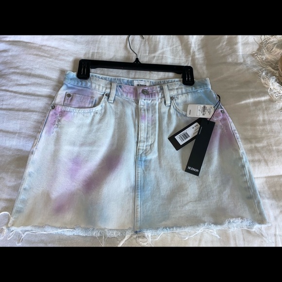 Hudson Tie Dye Viper Mini Skirt - 28 - NWT - Picture 2 of 5